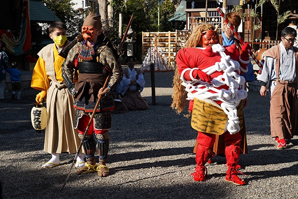 里神楽飾り面 赤鬼 天狗 沸騰ブラドン tunic.store