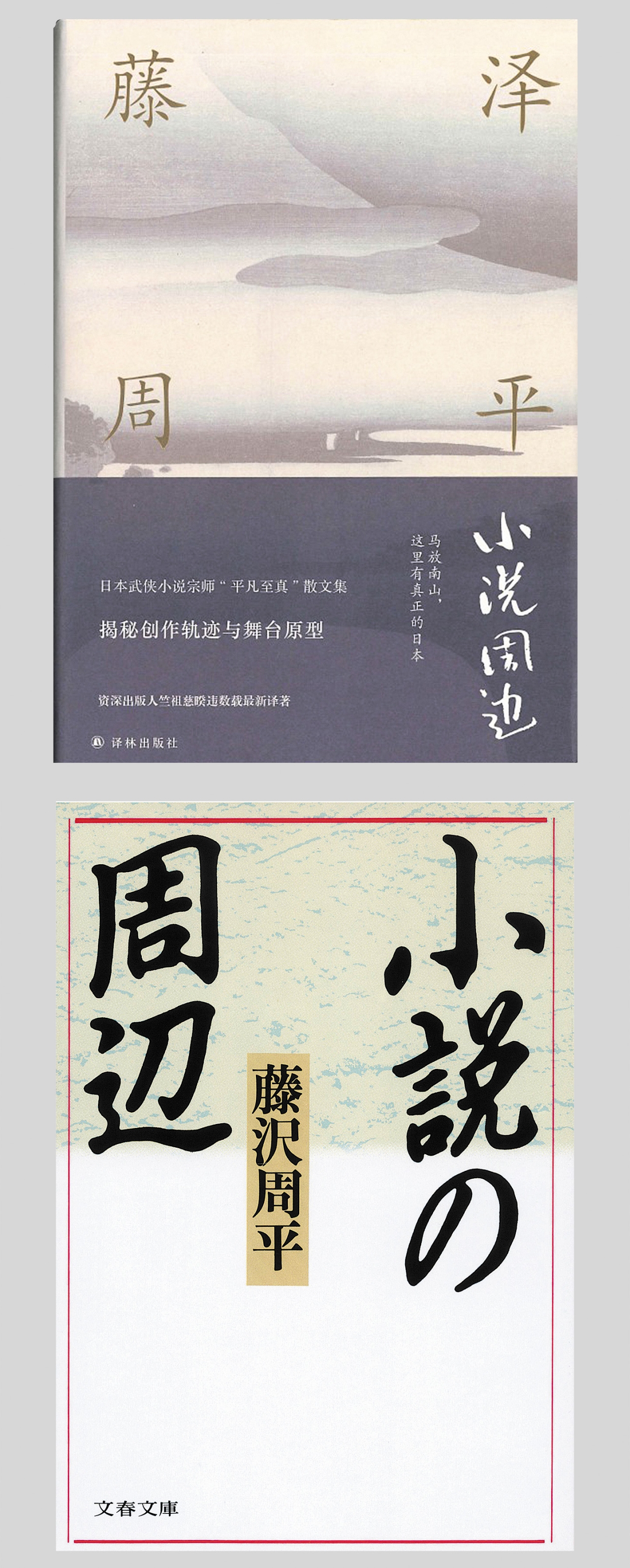 藤沢周平さんのエッセー集「小説の周辺」中国翻訳版 「魯迅文学