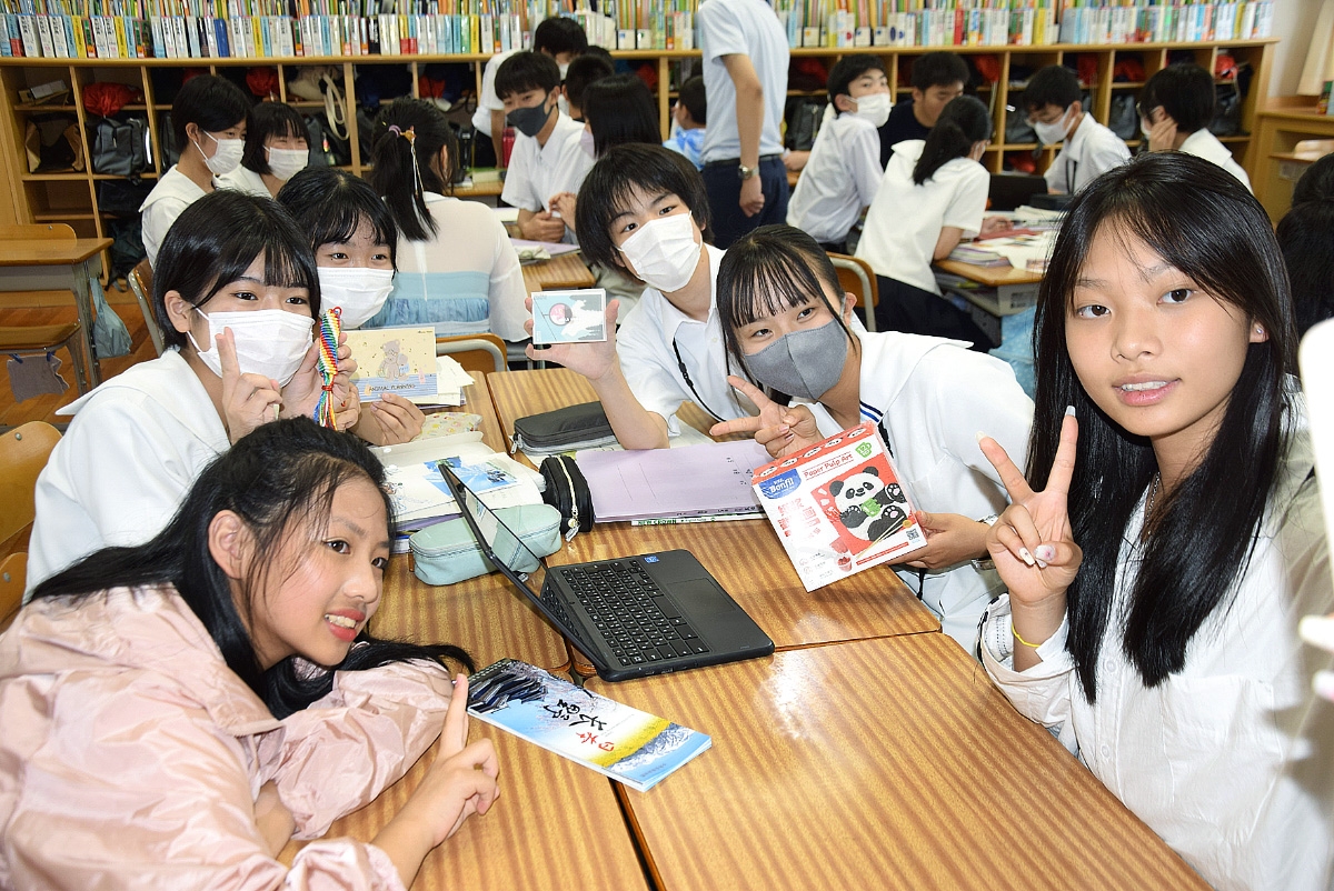 教育旅行3年ぶり再開 清陵中に中国の中学生 長野県諏訪市 全国郷土紙連合